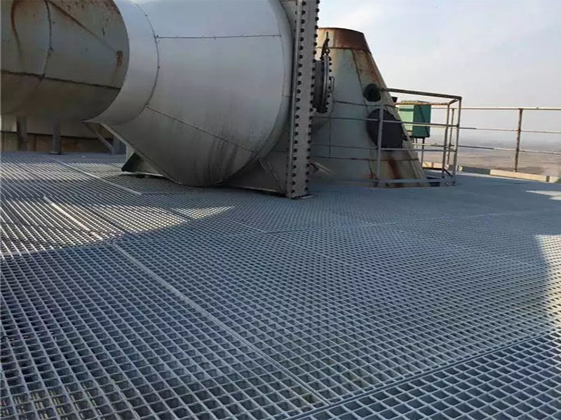 Platform steel grating